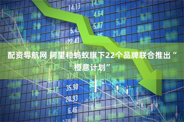 配资导航网 阿里和蚂蚁旗下22个品牌联合推出“橙意计划”